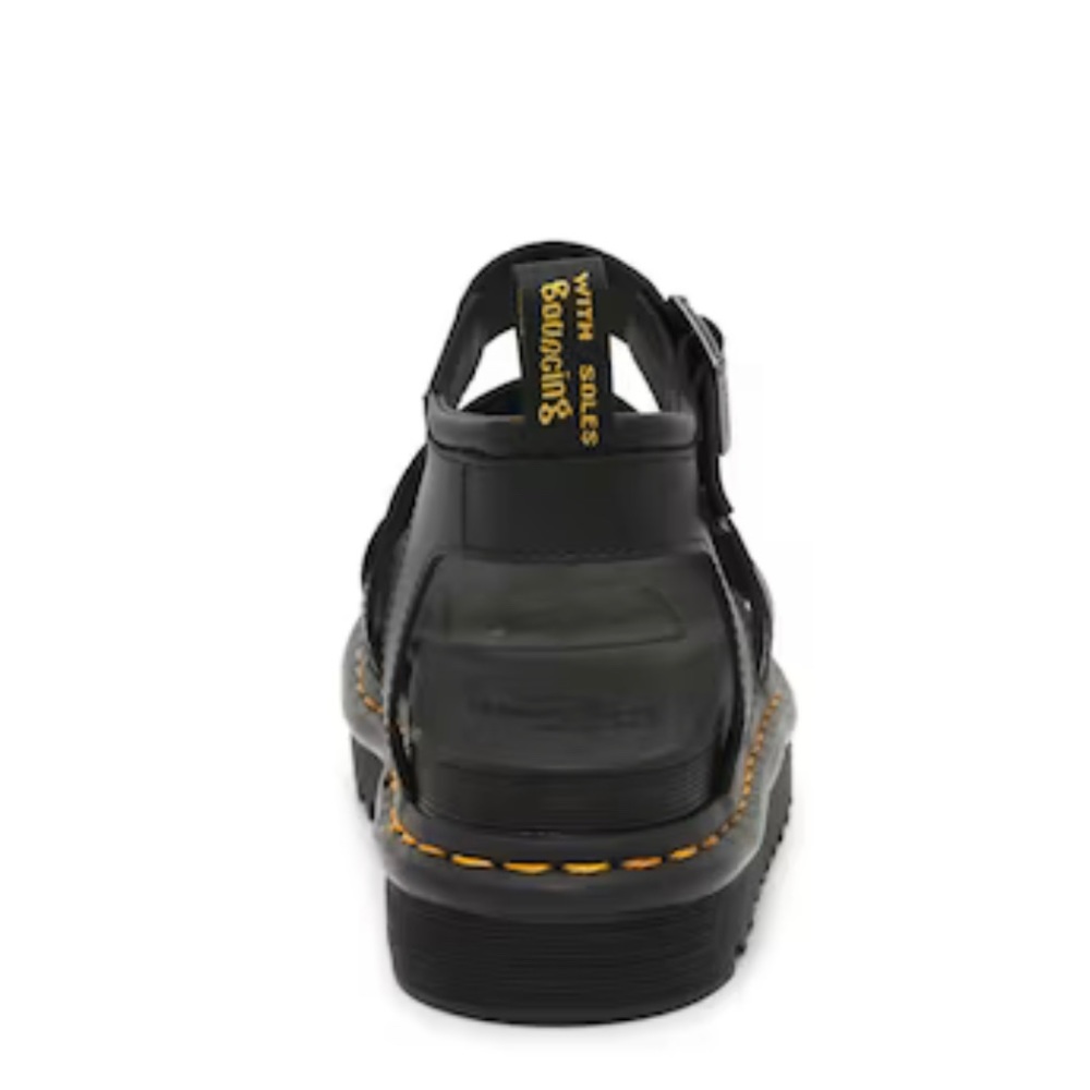 Dr Martens NWOT Black Blaire Hyrdro Leather Platform Strap Sandals. - Picture 12 of 14